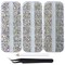 6500pcs+ Flatback Glass Hotfix Iron On Rhinestones Crystal for DIY Making with 1 Tweezer & 1 Picking Pen for Shoes, Clothes, Face Art, Bags, Manicure (Crystal AB, 6-Sizes)